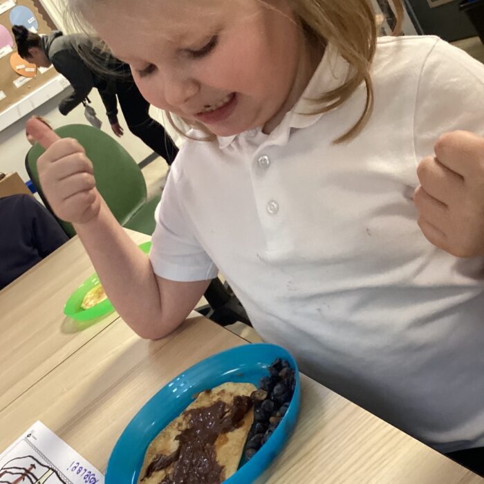 Green Class Pancake Day treat! 🥞